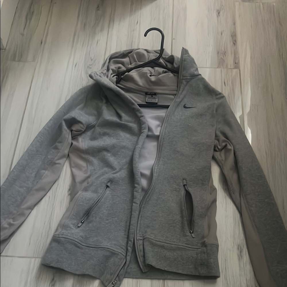 Nike Gray Tailored Blazer Jacket